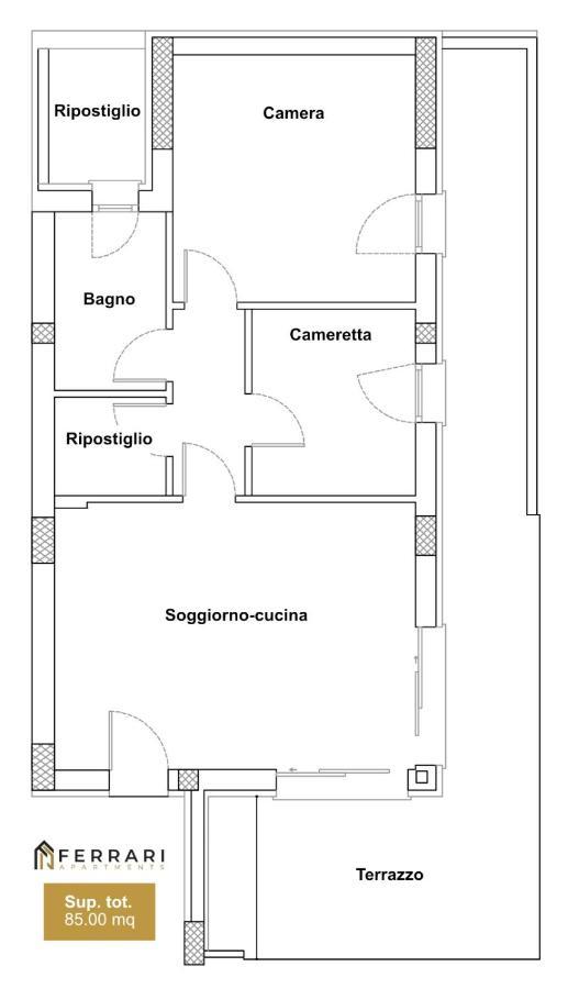Ferrari Apartments Ponente Caorle Dış mekan fotoğraf